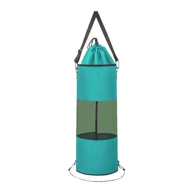 Contenedor de basura para botes shamjiam portátil azul tela Oxford 90 cm x 24,5 cm