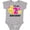 AC-Heather Grey, variant on Inktastic Its My 2nd Birthday with Emojis Girls Baby Bodysuit