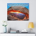 thumbnail image 2 of Scripture Walls The Day Of Jesus Christ Philippians 1:6 Bible Verse Canvas Christian Wall Art Ready to Hang Unframed, 2 of 9