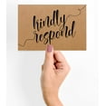 thumbnail image 2 of Inkdotpot RSVP Postcards (Set Of 50) 4"X6" Blank With Mailing Side,RSVP Reply Response Cards For Wedding Rustic Kraft Script Style Print Return Cards, 2 of 5