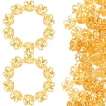 thumbnail image 5 of 100 Pcs Perles d'Espacement Capsules Métal Fleur Perles Caps Bracelet Collier Perles Caps, 5 of 5
