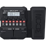 Zoom G1X Four Electric Guitar Processor, 5 Simultaneous Effects, 13 Amp Sims, Rhythm Patterns (Bundle)