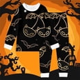 thumbnail image 2 of Miaoju Halloween Pajamas Set for Flower Ghost Print Top and Pant Casual Sleepwear with Pockets Funny Home Clothes 2 Piece Pjs Clothes Set Gifts for, 2 of 4