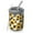 Black White Checker, variant on 12oz Coffee Tumblers Dark Blue White Flower Pattern Stainless Steel Vacuum Insulated Travel Tumbler Coffee Cups Mug with Lid and Straw with Cleaning Brush for Cold & Hot Drinks