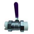 thumbnail image 3 of Válvula de de Cobre de Doble Cabezal PPR de Gran Diámetro, Fácil Instalación en Espacios de Trabajo Reducidοs 1 32mmPPR Zulema Válvula de bola de latón de cobre, 3 of 8