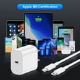 thumbnail image 4 of Cargador rápido para iPhone 14, 13 y 12, [certificado Apple MFi] Cargador de pared PD USB C de 20 W con cable Lightning de 1,8 m, compatible con iPhone 14/14 Pro/14 Pro Max/14 Plus y iPad, 4 of 7