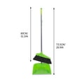 thumbnail image 3 of Household Sweeping Set - Plastic Broom with Soft Bristles and Stainless Steel Dustpan - Garbage Shovel Combo, 3 of 9