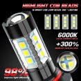 thumbnail image 4 of For Toyota Sequoia 2001-2007 LED 9145 9055 LED Fog Lights Bulbs 6000K White 2x, 4 of 8