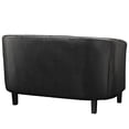 thumbnail image 3 of Modern Contemporary Living Room Two Seater Loveseat Black, 3 of 4