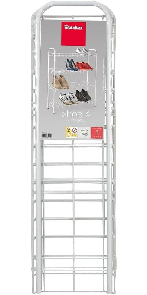 Metaltex Slimmer Scarpa 4-Tier Shoe Organizer