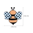 thumbnail image 2 of unbranded  3 Pcs Wood Bee Rustic Tired Decor Daisy Cutout Decorations Tray Hive Feeder, 2 of 8