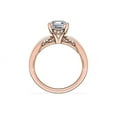 thumbnail image 2 of 2.15 Carat Sparkle Asscher Cut Moissanite (D/VVS1) Anniversary Ring for Women Solid 14K Rose Gold Size 8.5 by Diamond-Capitals, 2 of 8
