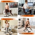 thumbnail image 5 of HXD-ERGO Home Gym Hip Abductor Machine - Quiet Glute & Leg Workout Equipment with 6-Level Resistance for Men/Women Hips Shaping ，Max Load 440 lbs, 5 of 11