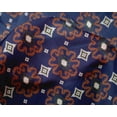 thumbnail image 4 of oneOone Silk Tabby Fabric Diamond & Swirl Ikat Print Fabric By The Yard 42 Inch Wide, 4 of 4
