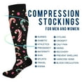 thumbnail image 4 of joogoo Candy Cane Christmas Socks Women Men Knee High Sock, 4 of 8