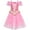 Pink, variant on Girls Dress Princess Aurora Costume Briar Rose Dress Up Pink 4 Years