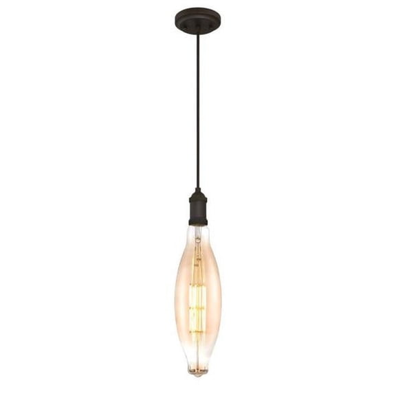 Westinghouse 6357200 1 Light 5" Wide Led Mini Pendant - Bronze