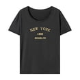 thumbnail image 1 of Camiseta de mujer Yuyangstore suave de verano cuello redondo L, 1 of 7