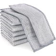thumbnail image 1 of Woeilo 6 Pack Multipurpose Wire Dishwashing Rag, Double-Layer Steel Non Scratch Wire Dishcloth, Powerful Cleaning Wire Washing Cloth for Kitchen, 1 of 5