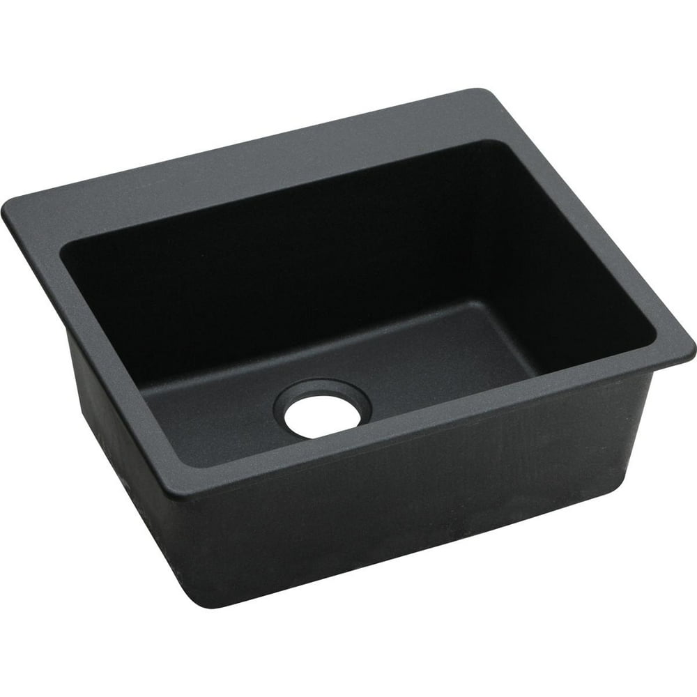 Elkay Quartz Classic 25" x 22" x 91/2", Single Bowl Dropin Sink