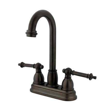 UPC 663370036804 product image for Kingston Brass KB349. TL Tremont Centerset Bar Faucet with Metal Lever Handles | upcitemdb.com