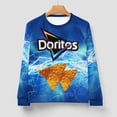 thumbnail image 2 of Doritos Sweater for Men, Fashion Round Neck Sweater, Casual Raglan Sleeve Shirts, Long Sleeve Tops, S-5XL, 2 of 7