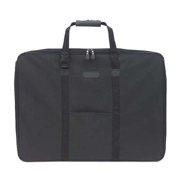 Prat Start Softside Portfolio, Wire-Framed Nylon Cover, Handle-To-Strap Feature, 36 X 24 X 3 inches, Black (SF-36-N)