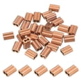 thumbnail image 1 of Unique Bargains M1.0(1/25") Copper Crimping Loop Sleeve Wire Rope Sleeve Cable for Cable Ferrule Wire Rope 100Pcs, 1 of 8