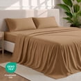 thumbnail image 5 of Bare Home Premium 1800 Collection 4-Piece Bed Sheet Set, Queen, Caramel, 5 of 10