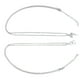 thumbnail image 5 of piezas pareja amor collar magnético forma de corazón colgante aleación hueco collar para mujeres hombres plata, 5 of 5