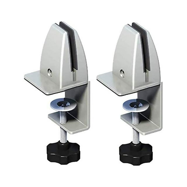 Soporte De Abrazadera De Clip Divisor De Escritorio De Oficina Para Abrazadera De Mesa De Plexiglás Para Protección Contra Saliva Inevent CE008452-01