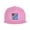 Pink, variant on Flat Bill Snapback Hats for Men Women America Oklahoma Flag Hip Hop Style Plain Baseball Cap Pink