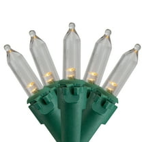 Northlight LED Mini Christmas Lights - Warm White - 32' Green Wire - 50ct