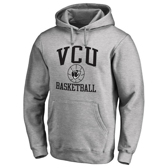 Men's Heathered Gray VCU Rams In Bounds Pullover Hoodie