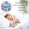 thumbnail image 3 of ZXCXRQFa Shark Watercolor Home Decorative Haning Clock Wall Decor Silent Non Ticking Round Clock for Living Room Kitchen Bedroom Dining Room 10 Inch, 3 of 7