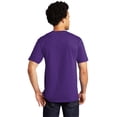 thumbnail image 2 of Port & Co Adult Male Men Plain Short Sleeves T-Shirt Team Purple 4X-Large, 2 of 4