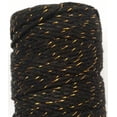 thumbnail image 1 of Zhuge 218 yardas de cordón de algodón de macramé trenzado de 1,5 mm, alambre dorado trenzado con cuentas para tejer, hacer joyas, colgar plantas en la pared, decoración, negro B, 1 of 2