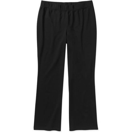 George Women's Plus-Size Pull-On Bootcut Stretch Ponte Pants