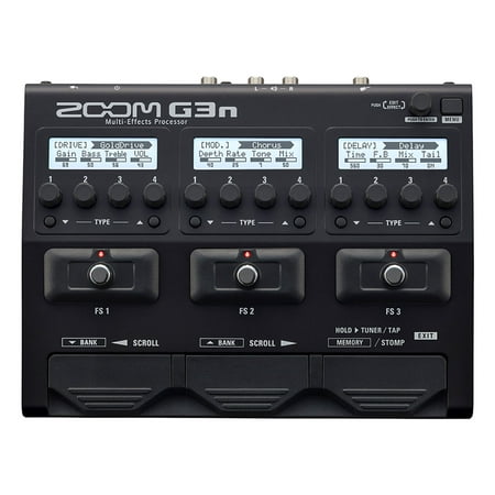 Zoom G3N Intuitive Multi Effects Amp Processor Pedal Simulator for
