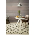 thumbnail image 3 of Hauteloom Lothian Wool Living Room, Bedroom Area Rug - Bohemian/Global - Plush Pile - Charcoal, Ivory - 2' x 3', 3 of 13