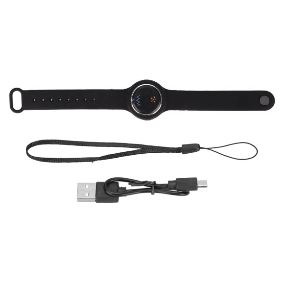Localizador Bluetooth W8 Buscador de artículos bidireccional inteligente portátil en tiempo real 5V/1A para AndroidNegro