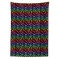 thumbnail image 3 of Ambesonne Geometric Tablecloth Rectangular Table Cover, Hundreds of Tiles, 60"x90", Multicolor, 3 of 4