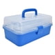 thumbnail image 3 of Caja de almacenamiento de plástico portátil, plegable, de 3 capas, con tapa transparente., 3 of 14