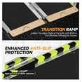thumbnail image 4 of Wheelchair Ramp 2FT, Portable Folding Aluminum Wheel Chair Threshold Ramps for Home Steps Doorways, 800Lbs Capacity, 29Inch Width, Metallic/Black, 4 of 7