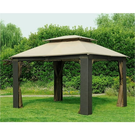 Sunjoy 110101026 10 X 12 Wicker Screen Gazebo Sunjoy 110101026 10 X 12 Wicker Screen Gazebo