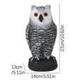 thumbnail image 3 of HLONK Owl Scarecrow Decoy Plastic Bird Deterrent Outdoor Garden Statue, 3 of 8