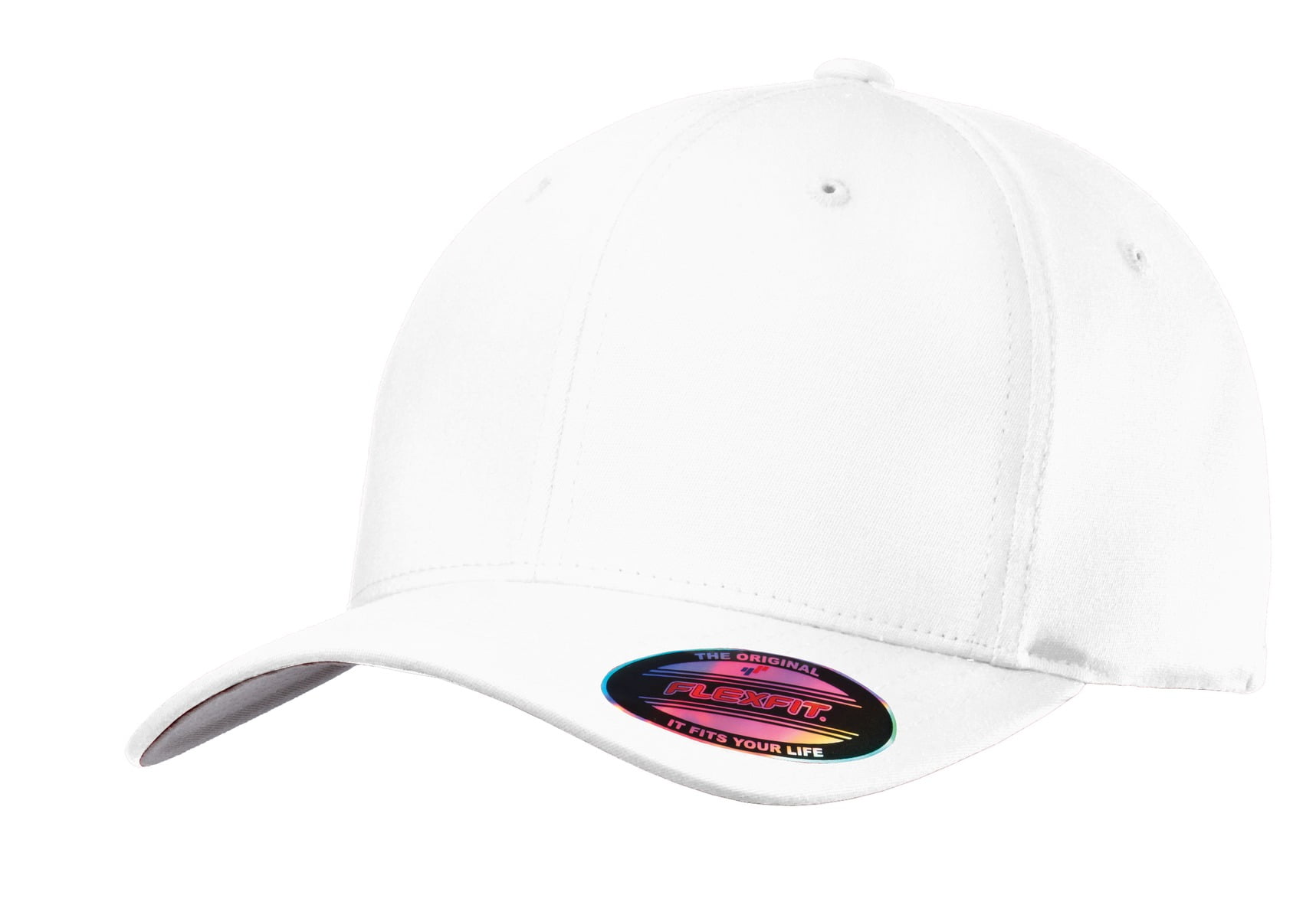 Port Authority C813 Flexfit Cotton Twill Cap - White - L/XL