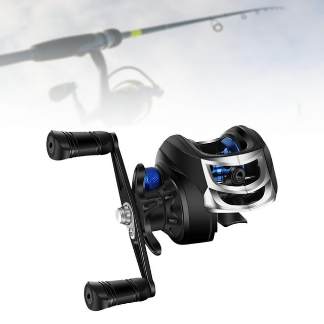 Carrete de fundición con relación de transmisión 7.2: 1, súper compacto, alta velocidad, 8 kg, máximo, cómodo shamjiam carrete de baitcasting