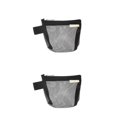 thumbnail image 3 of Wosthever Bolsa de almacenamiento de malla de nailon transparente transpirable, Clips de papel, abrazaderas, organizador para el hogar, bolsa Negro 2piezas, 3 of 6
