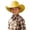 Yellow, variant on Gaexia Kids Western Cowboy Hat For Children Adjustable Fit Sun Outdoor Headwear Boys Girls Everyday Adventures Easy Care Baby Toddler